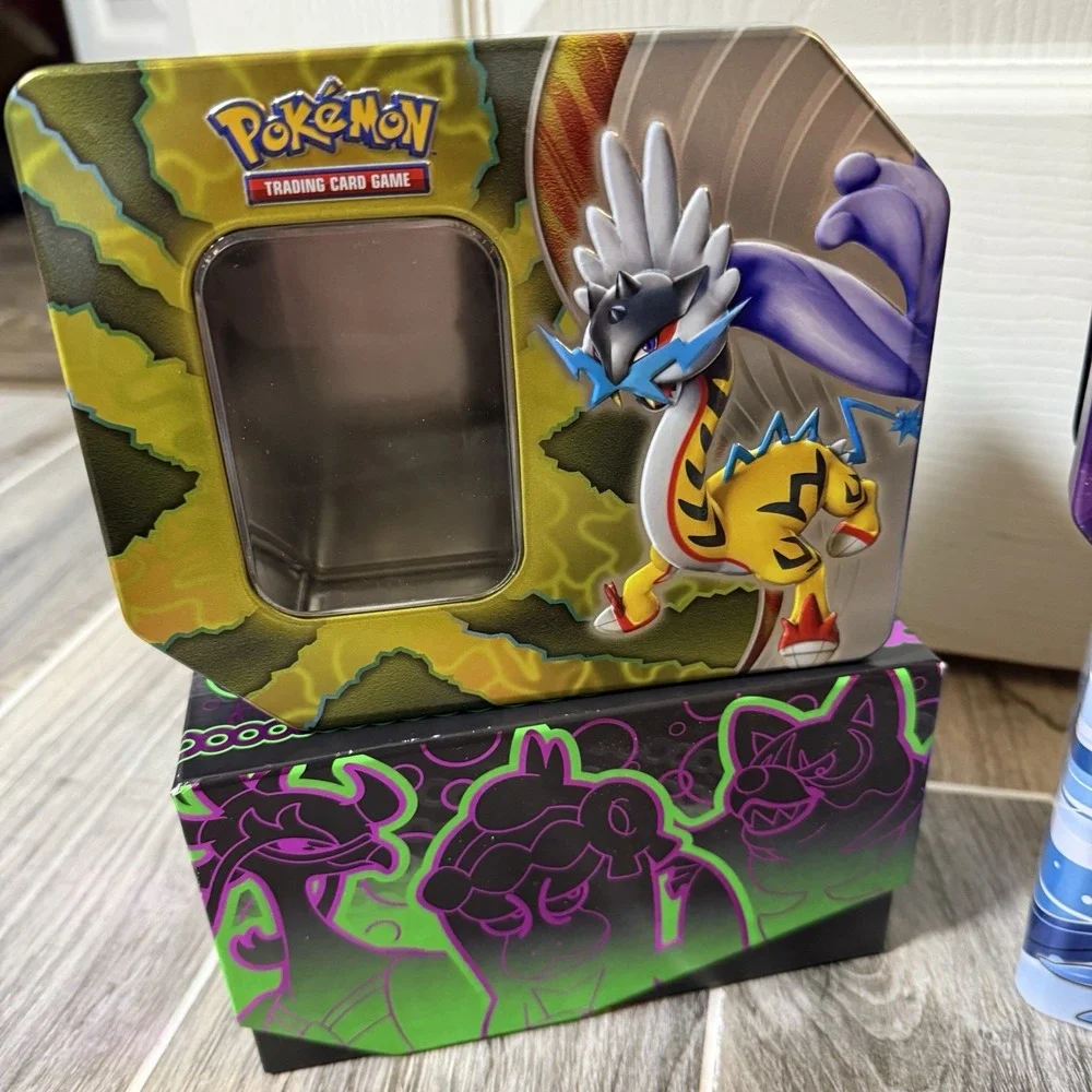 Pokémon Empty Tins‎ Lot And Shrouded Fable Box Empty